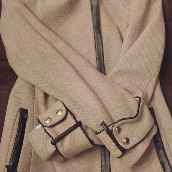 Calvin Klein wool blend women's coat size 2 - Picture 3 of 16